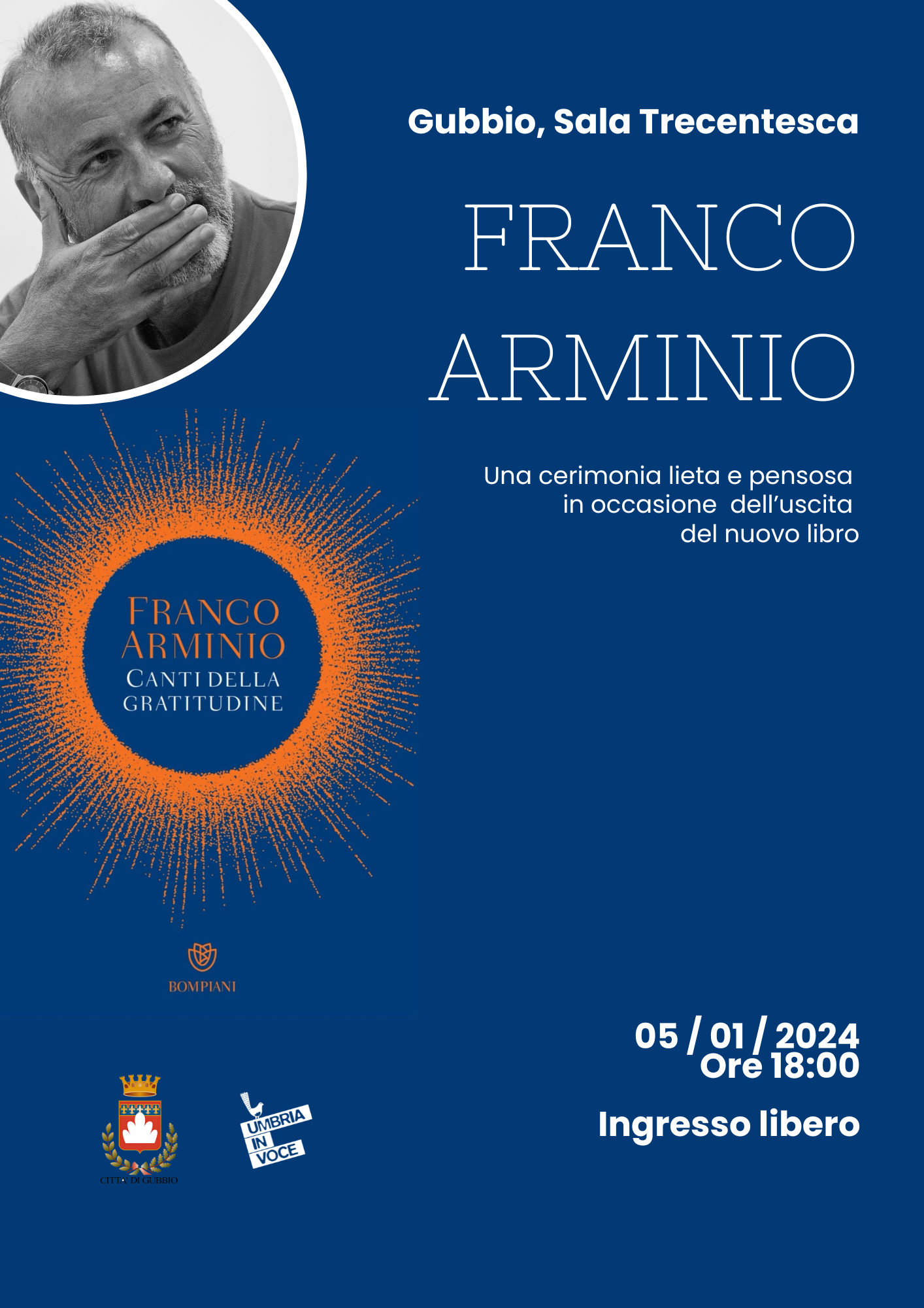 Franco Arminio. Canti della gratitudine (Bompiani 2024)